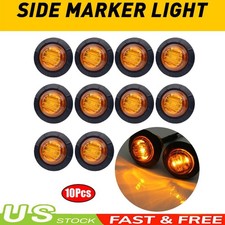 34 Strobesteady Marker Light 10x Amber Led Side Clearance Flash Warning Light