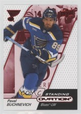 2023-24 Upper Deck Ovation Standing Red 82/100 Pavel Buchnevich #45 1kx2