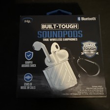iHip Built-Tough SoundPods True Wireless Bluetooth Earphones - WHITE