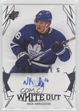 2022-23 SPx White Out Rookie Nicholas Abruzzese Nick #WOR-NA Auto 0r35