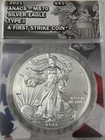 2021 American Silver Eagle $1 Coin - Type 1 “First Strike “ -  ANACS MS70