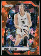 2024 Panini Prizm WNBA #94 Maddy Siegrist Ice Orange Prizms