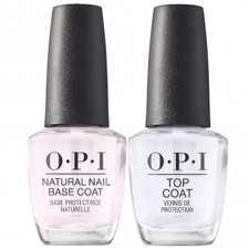 OPI Natural Nail Base Coat & Top Coat Duo - 2 x 15ml