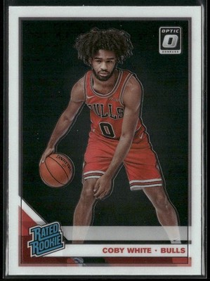 Coby White 2019-20 Donruss Optic #180 RC Chicago Bulls
