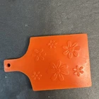 Vintage Barbie Orange Floral Cutting Board Kitchen Accessory