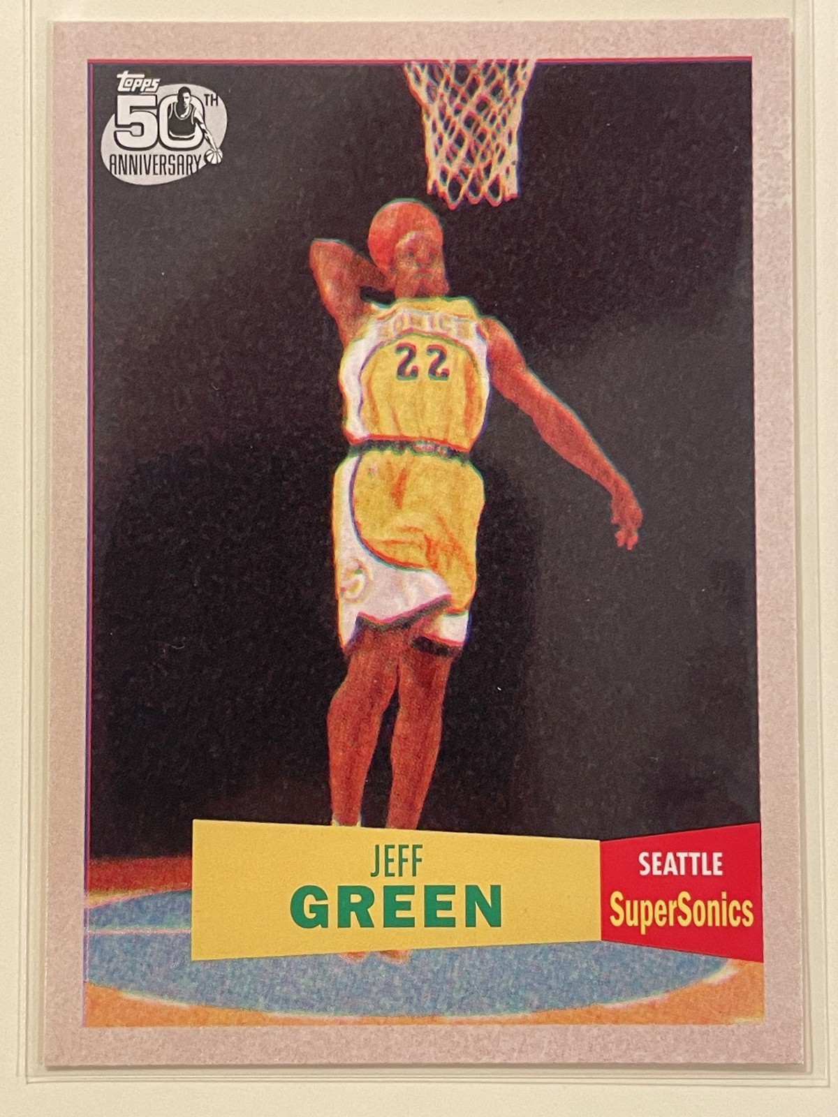 2007-08 Topps - Jeff Green #115 1957-58 Variations (RC)
