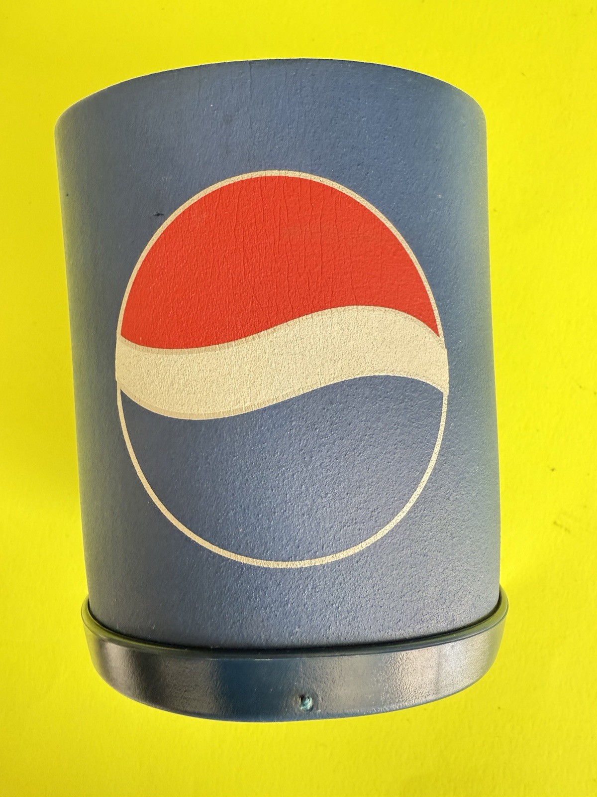 Vintage Pepsi-Cola Blue Soda Can Koozie USA Blue