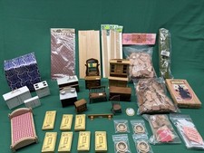 Lot of 25 Vintage Dollhouse Accessories Houseworks/ Miniature Manors Etc.
