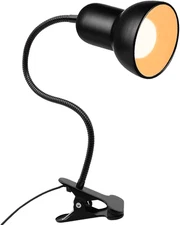 Desk lamp, 360°Rotation Clip on Lamp, Clip On Reading Light, Gooseneck Lamp-O...