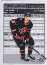 2023-24 Upper Deck Series 1 #SB-05 Tim Stutzle Stat Box Fillers Senators