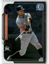 2015 BOWMAN CHROME #131 GIANCARLO STANTON MIAMI MARLINS