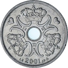 [#1371636] Denmark, 2 Kroner, 2001