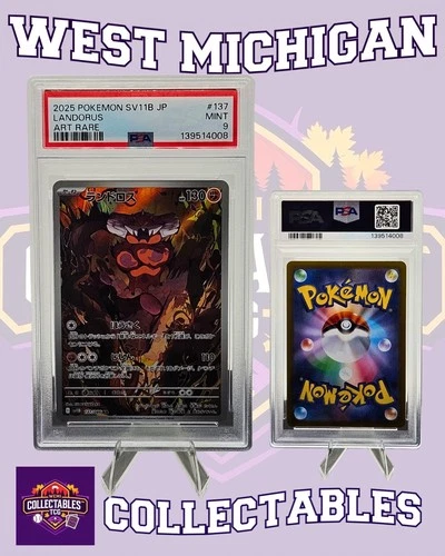 Landorus 131/086 Black Bolt Illustration Rare PSA 9 Pokemon TCG Graded