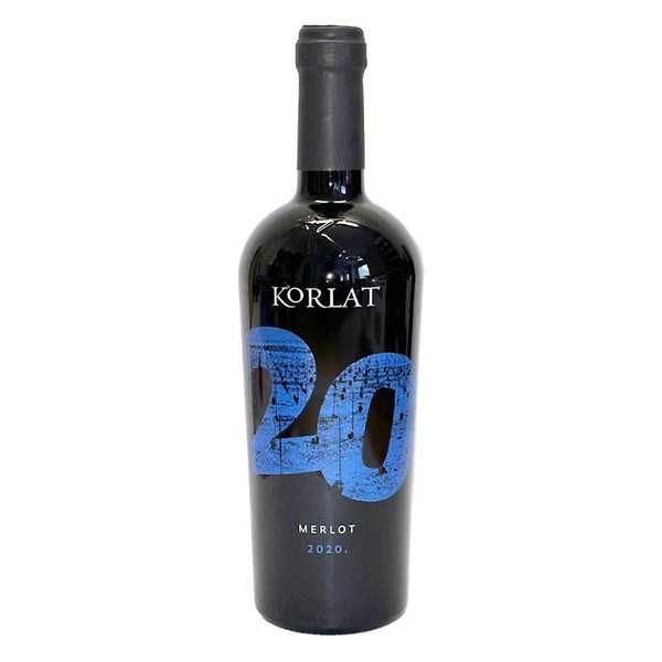 (25,32 Eur/L) Korlat Merlot Spitzenwein 0,75L Kroatien Rotwein-image