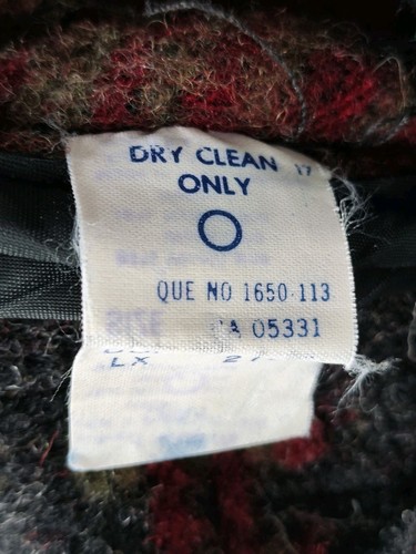Woolrich Vintage Blanket Coat Men's Size M Wool Navajo Aztec Southwest Ranch - Picture 11 of 15