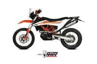 Auspuffendrohr Mivv STR1 Inox Ktm 690 Smc R 2021 2022 2023 2024