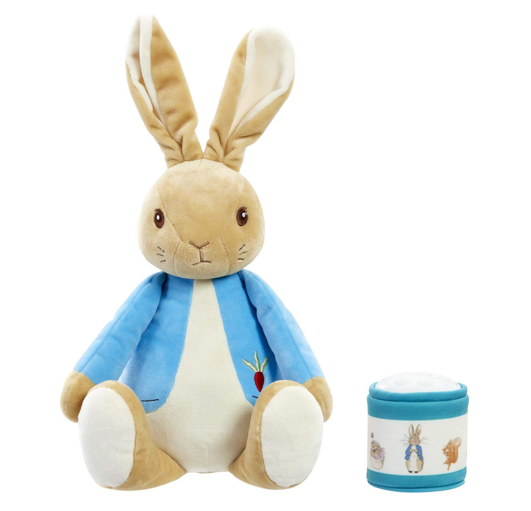 Peter Rabbit Plush Toy Bedtime Cuddles Musical Star Projector Baby Boy Girl Gift
