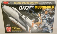 JAMES BOND 007 MOONRAKER SPACE SHUTTLE W/ BOOSTERS MODEL KIT ~ STILL SEALED !!!