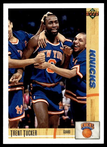 1991-92 Upper Deck Trent Tucker New York Knicks #341