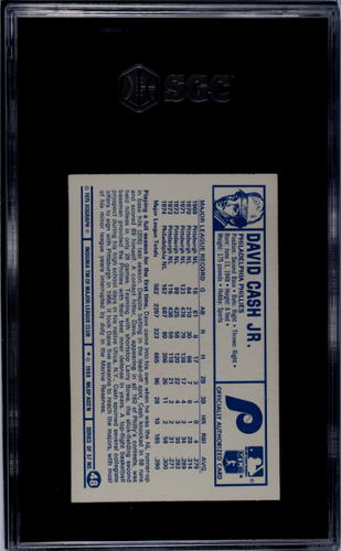 1975 Kellogg's #48 Dave Cash SGC 6 - Picture 2 of 2