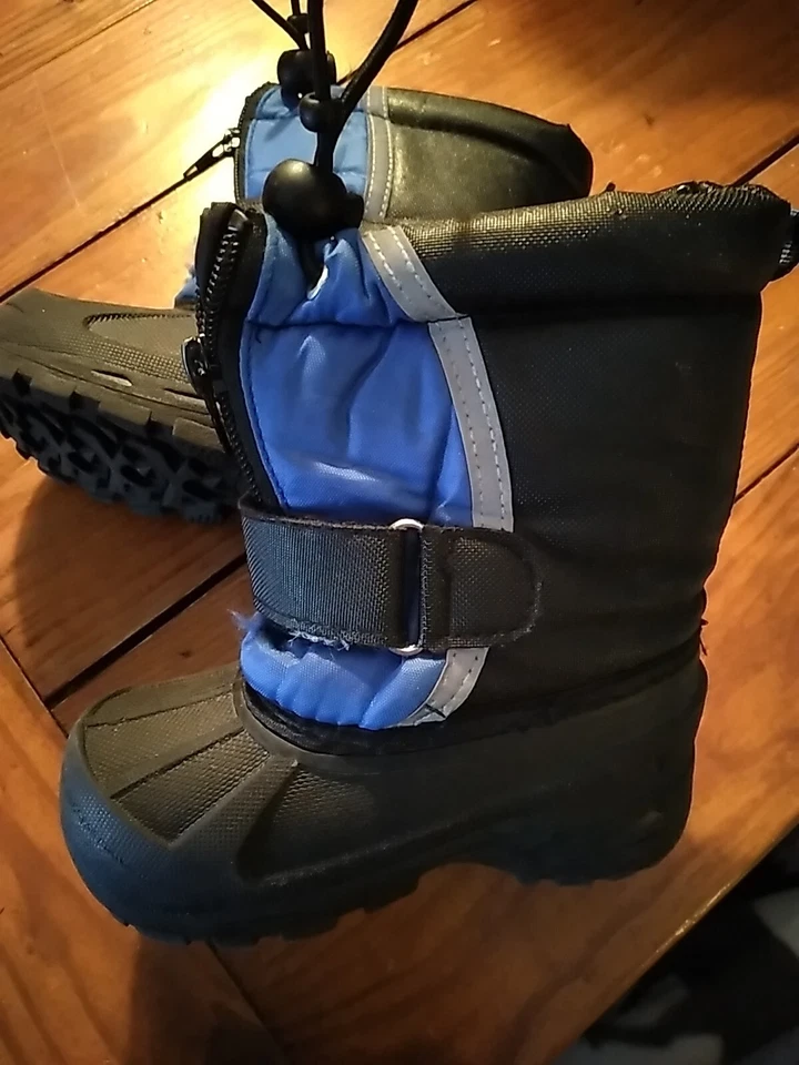 Koala Kids Boy/Toddler Size 6 Boots - Blue & Black - Image 4 of 4