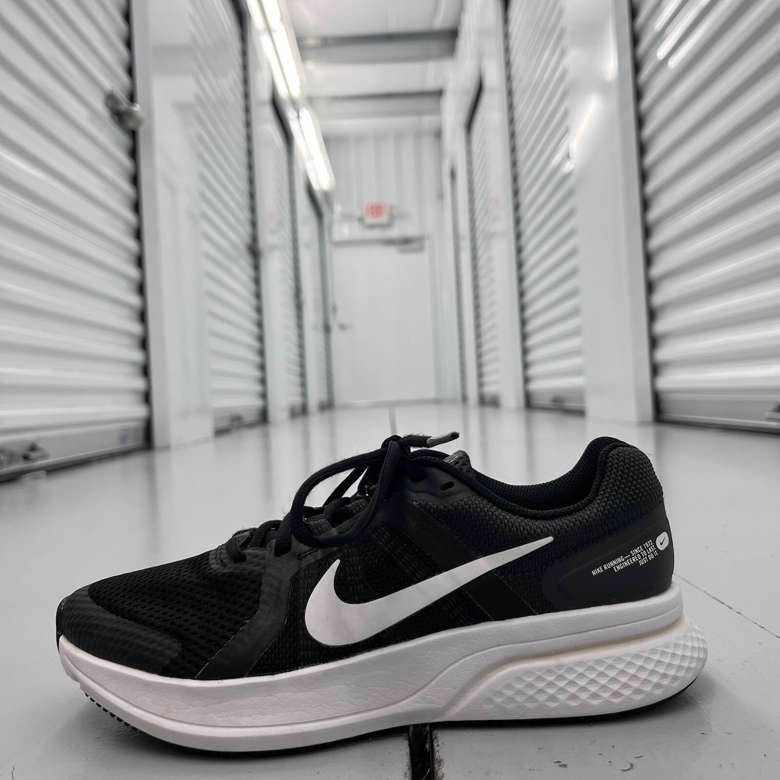 Nike Run Swift 2 DK Smoke CU3528-004 Black White Running Shoes Womens US Sz  8.5 | eBay