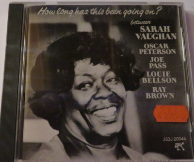 CD -Sarah Vaughan, Oscar Peterson, Joe Pass,Louie Bellson, Ray Brown - How Long