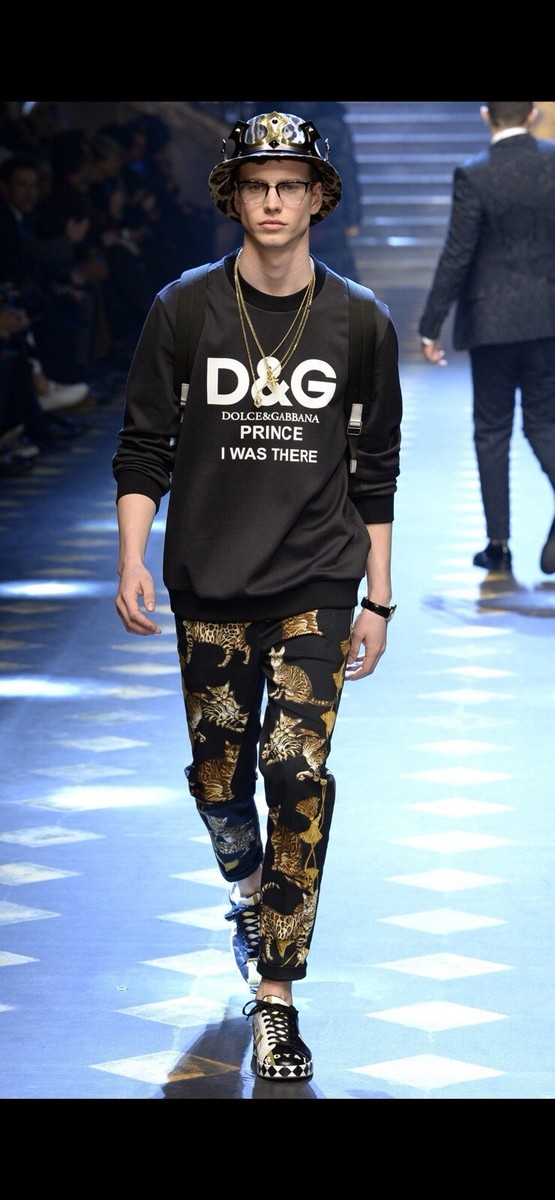 DOLCE GABBANA KING I WAS THERE RUNWAY SHIRT MSRP $1500 | eBay