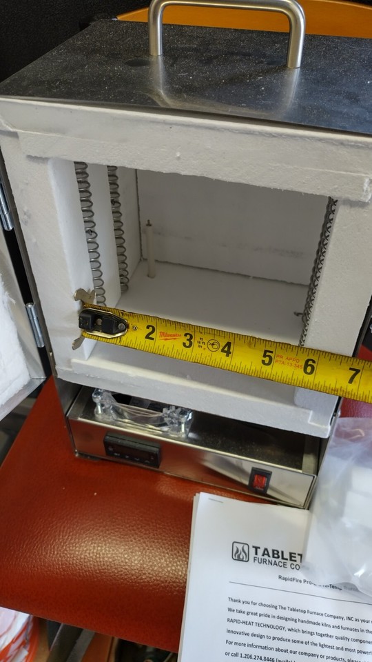 TableTop HiTemp 2200°F Burnout Oven STANDARD Jewelry Resin Wax Dental