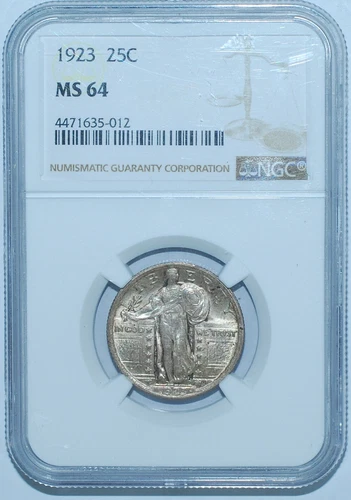 1923 P NGC MS64 Standing Liberty Quarter