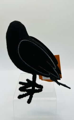 Hyde and Eek! Boutique 5" Corvo in Feltro Nero Decorazione Halloween Hyde and Eek! - Foto 3 di 10