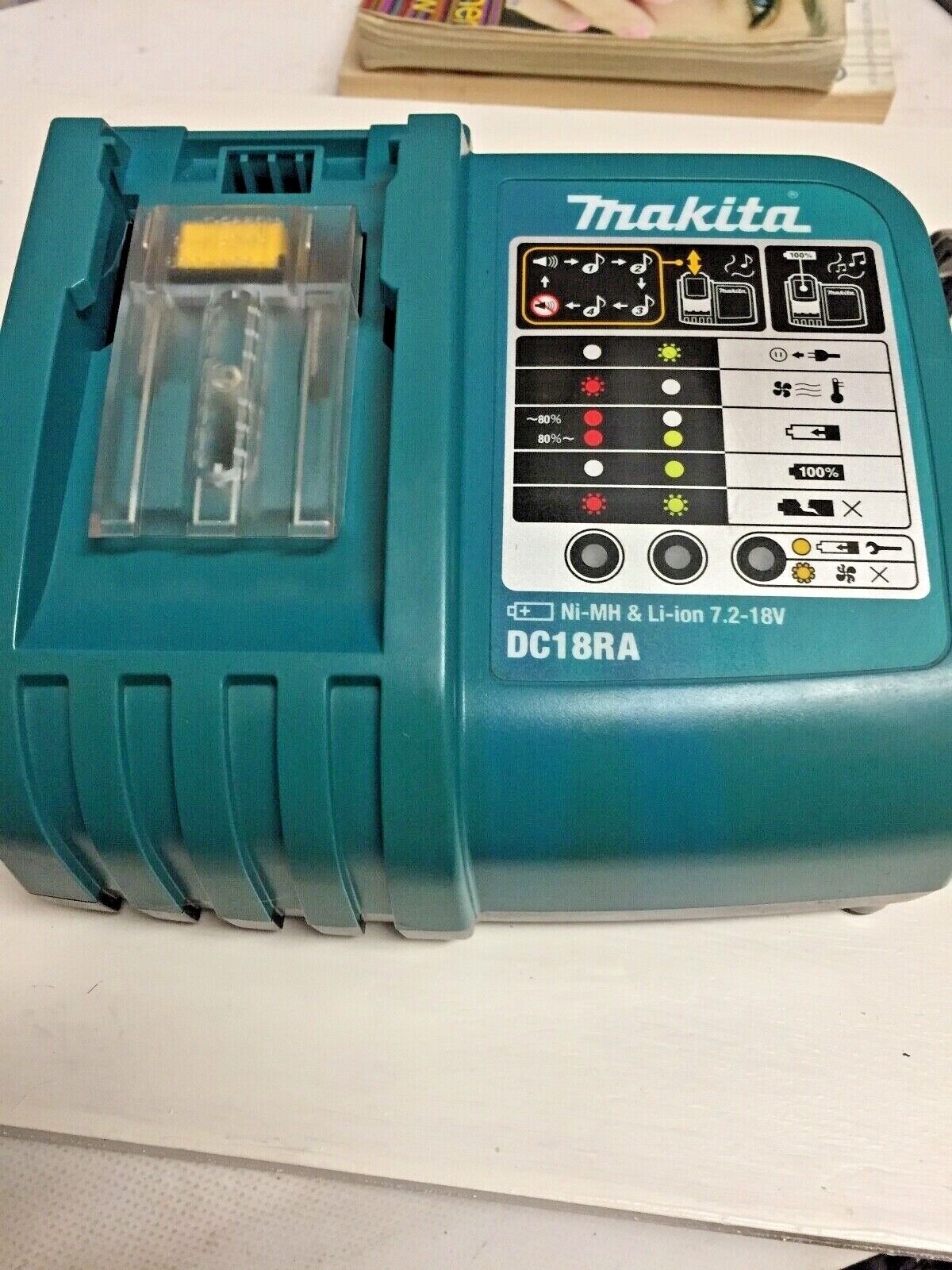 Parasite triumphant Pen pal Makita DC18RA Ni-MH & Li-ion 7.2-18V Fast Charger Great Condition Fully  Tested 1 | eBay