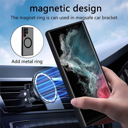 Case-Magsafe For Samsung Galaxy S24 S23 S22 Ultra A55 A35 A54 Magnet Hard Cover - Picture 4 of 15