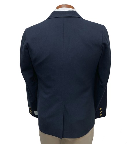 New Boys Executive Apparel Dark Navy Blue Blazer with Gold Buttons Size 18 - Picture 3 of 4