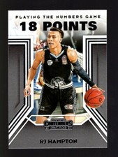 2020-21 CONTENDERS DRAFT PLAYING THE NUMBERS GAME #13 RJ HAMPTON RC NUGGETS