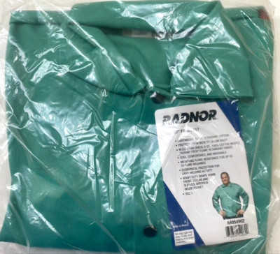 Radnor flame resistant jacket size L 30'' heavy duty welding new in pack