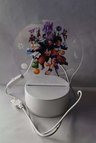 Dragon Ball Z, Goku, Vegeta, Piccolo, Gohan, Night Light - Picture 4 of 4
