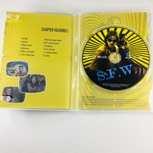 S.F.W. DVD 1994 Dark Comedy Satire Drama Movie Acceptable Cond Free Postage Aus - Picture 4 of 11