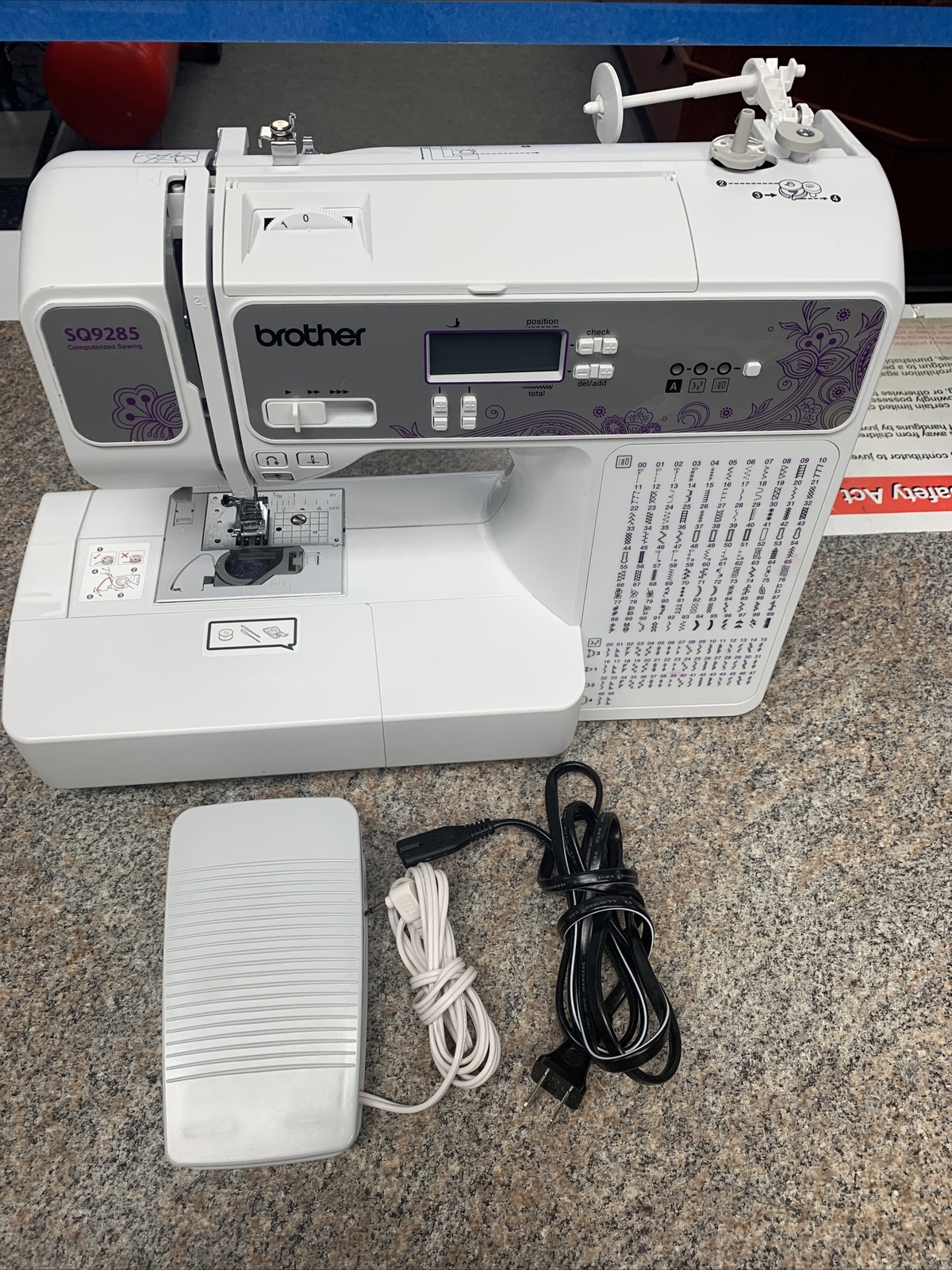 Brother SQ9285 150 Stitch Computerized Sewing Machine 12502645184 eBay