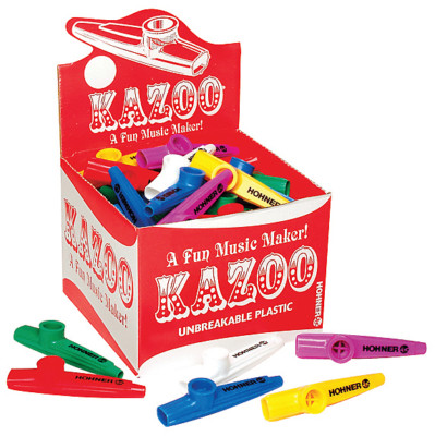 Hohner KC 50 Kazoo of Assorted Colors Kazoos Box of 50 Stocking Stuffer