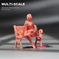 1/87 Photography Girl Scene Miniatures Figures Doll For Cars Vehicles Model Toy