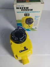 Gilmour WATER TIMER Model 8500 Measures Gallons Not Minutes Save Water Garden