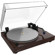 Fluance RT85 Vinyl Turntable Record Player High Fidelity Speed Control Walnut