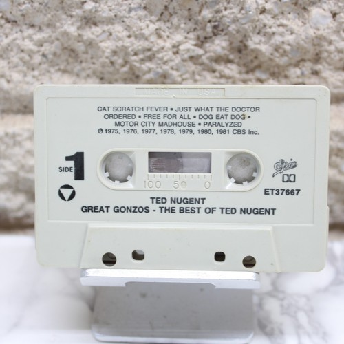 Ted Nugent Great Gonzos The Best of Ted Nugent Cassette Tape ONLY Rock - Picture 2 of 3