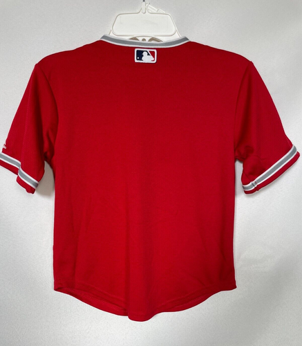 Los Angeles Anaheim Angels MLB majestätisch rot CoolBase Trikot Kinder MEDIUM (5-6) - Bild 4 von 7