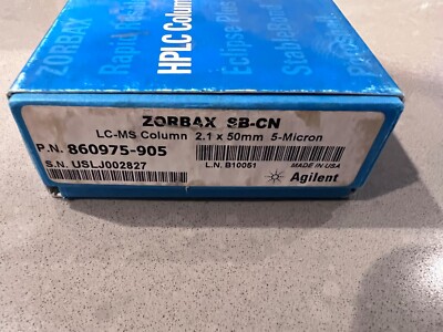 Agilent HPLC Column ZORBAX LC-MS Column 2.1 x 50mm 5-Micron 860975-905