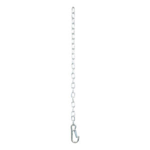 CURT 81810 3//8-Inch Certified Trailer Safety Chain S-Hook with Latch 2,000 lbs.