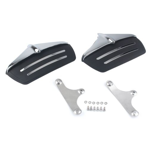 Left Right Chrome Rear Mud Flap Fender Guard For Harley Tri Glide FLHTCUTG 11-23 - Picture 9 of 9