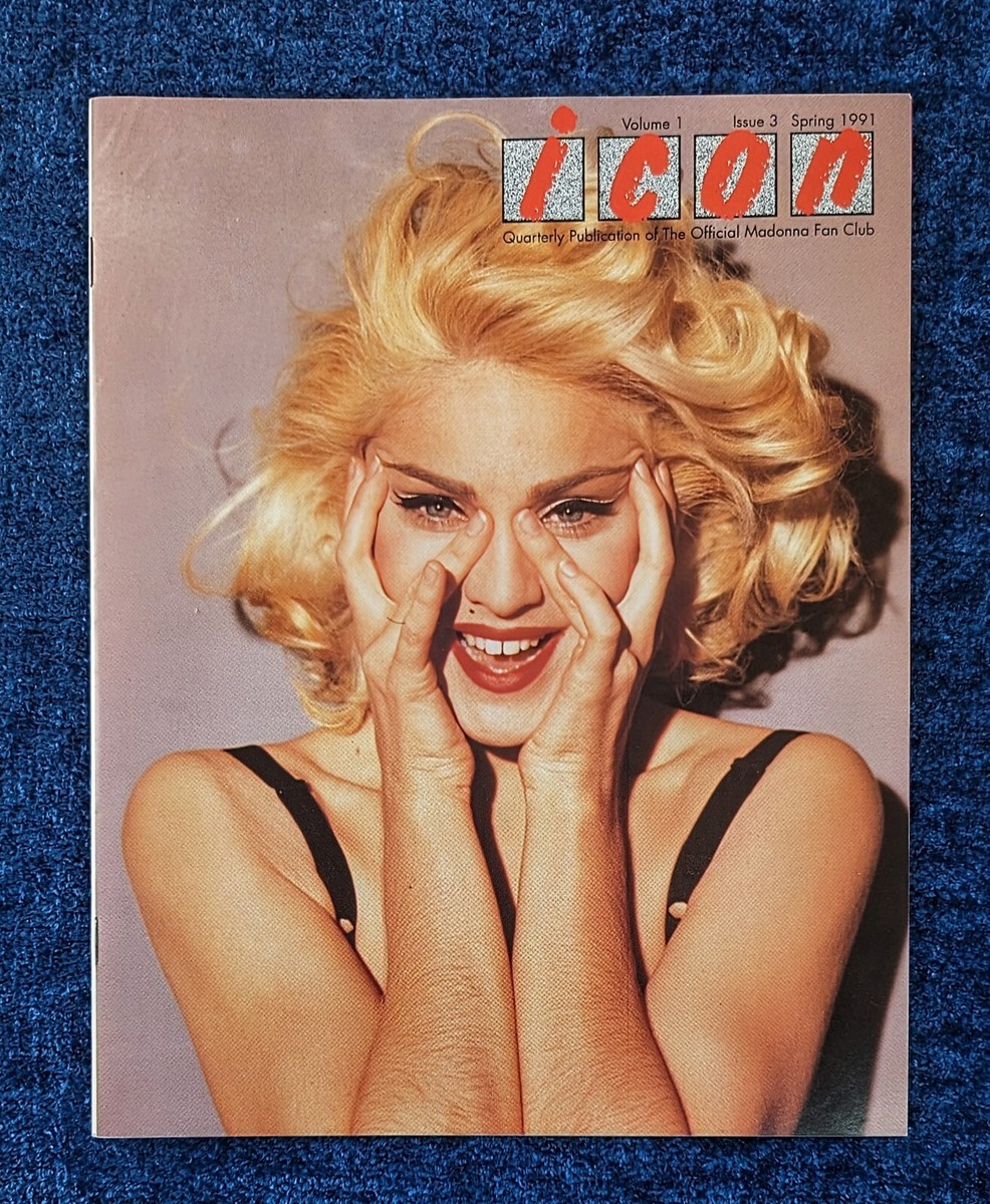 MADONNA ICON MAGAZINE OFFICIAL FAN CLUB PROMO FANZINE 90s - 00s | eBay