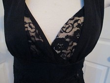lace insert dress m new #61
